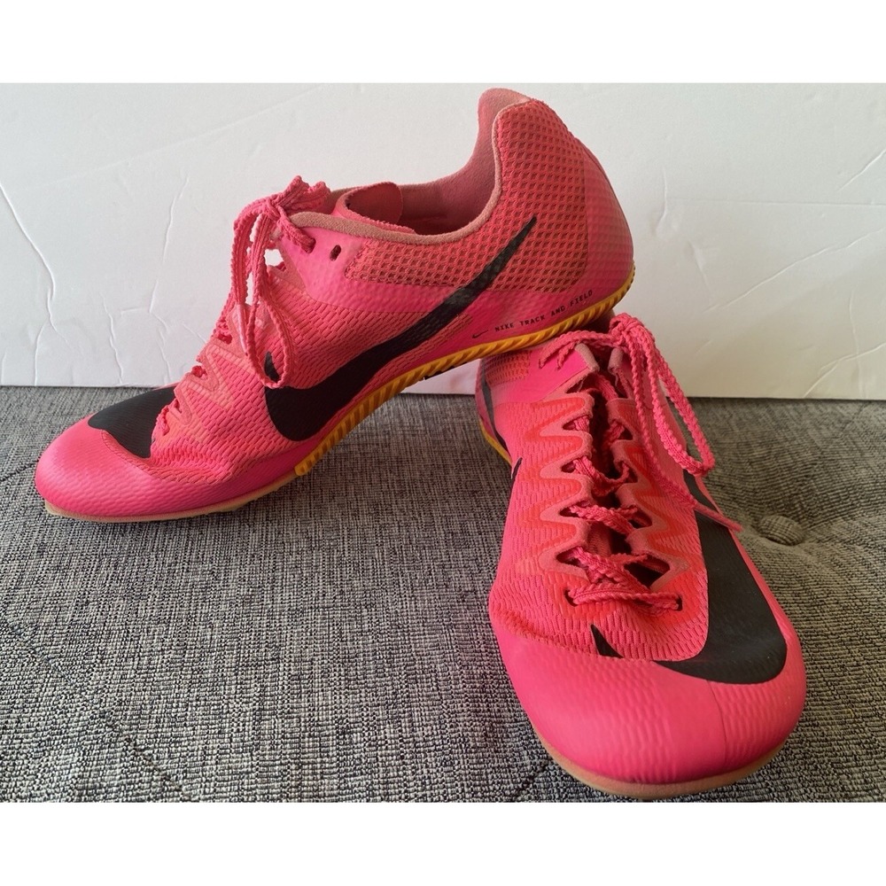 Nike Zoom Rival Sprint Men's Sz US 8 Track Shoes In Hyper Pink Orange